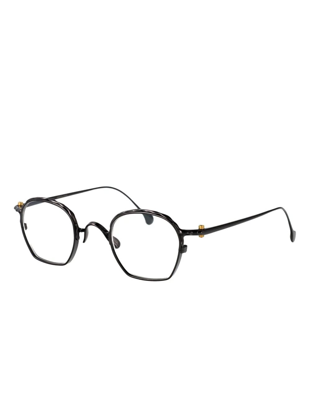 Yohji Yamamoto square-frame glasses - Zwart
