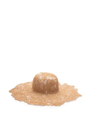 ハット ERMANNO SCERVINO Woman Hat Natural D464V500IZK B4620 Women's hats and handmade headbands | Ermanno Scervino