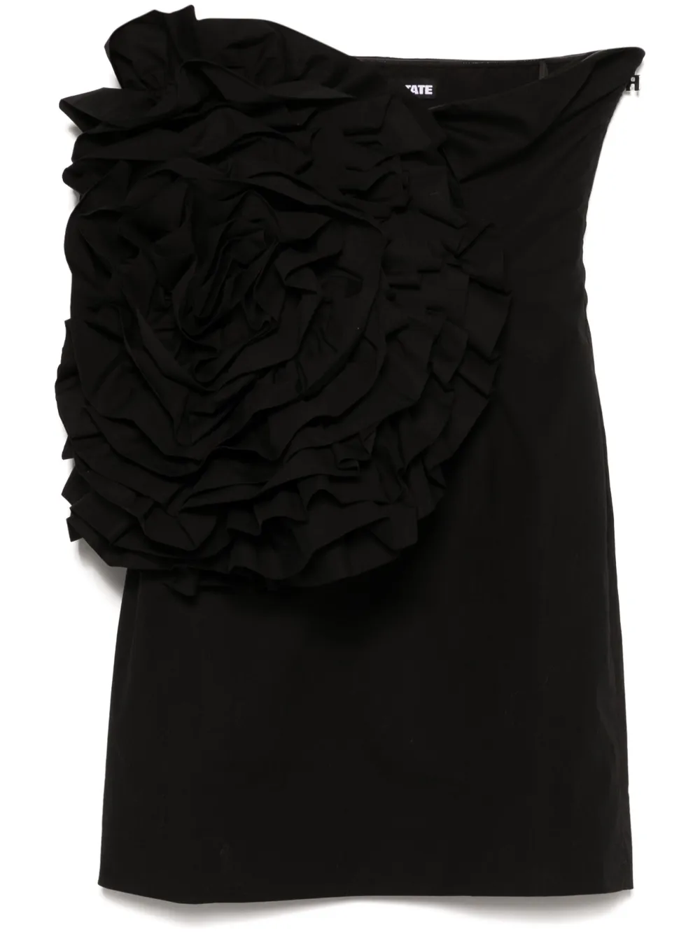 ROTATE BIRGER CHRISTENSEN robe courte à fleurs appliquées | noir | Image 1