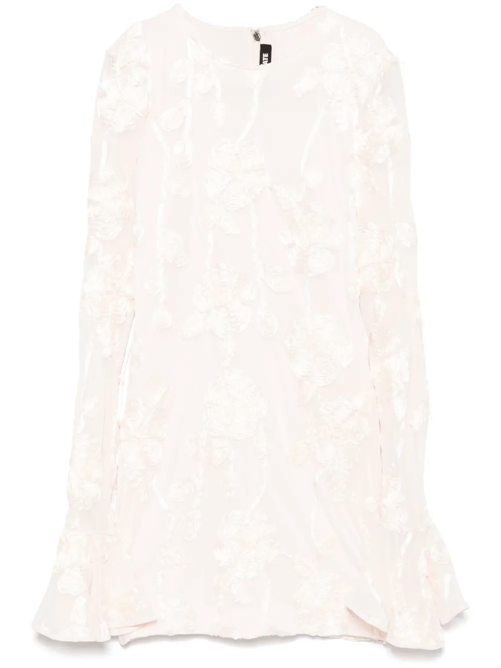 ROTATE BIRGER CHRISTENSEN Vestido com mesh floral | Rosa | Image 1