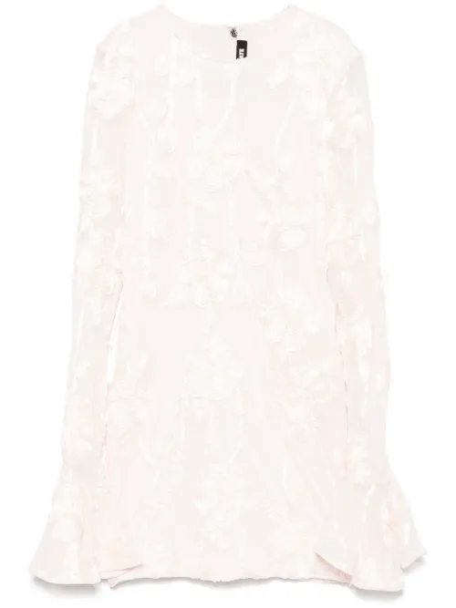 Robe courte à fleurs en résille - ROTATE BIRGER CHRISTENSEN - Modalova