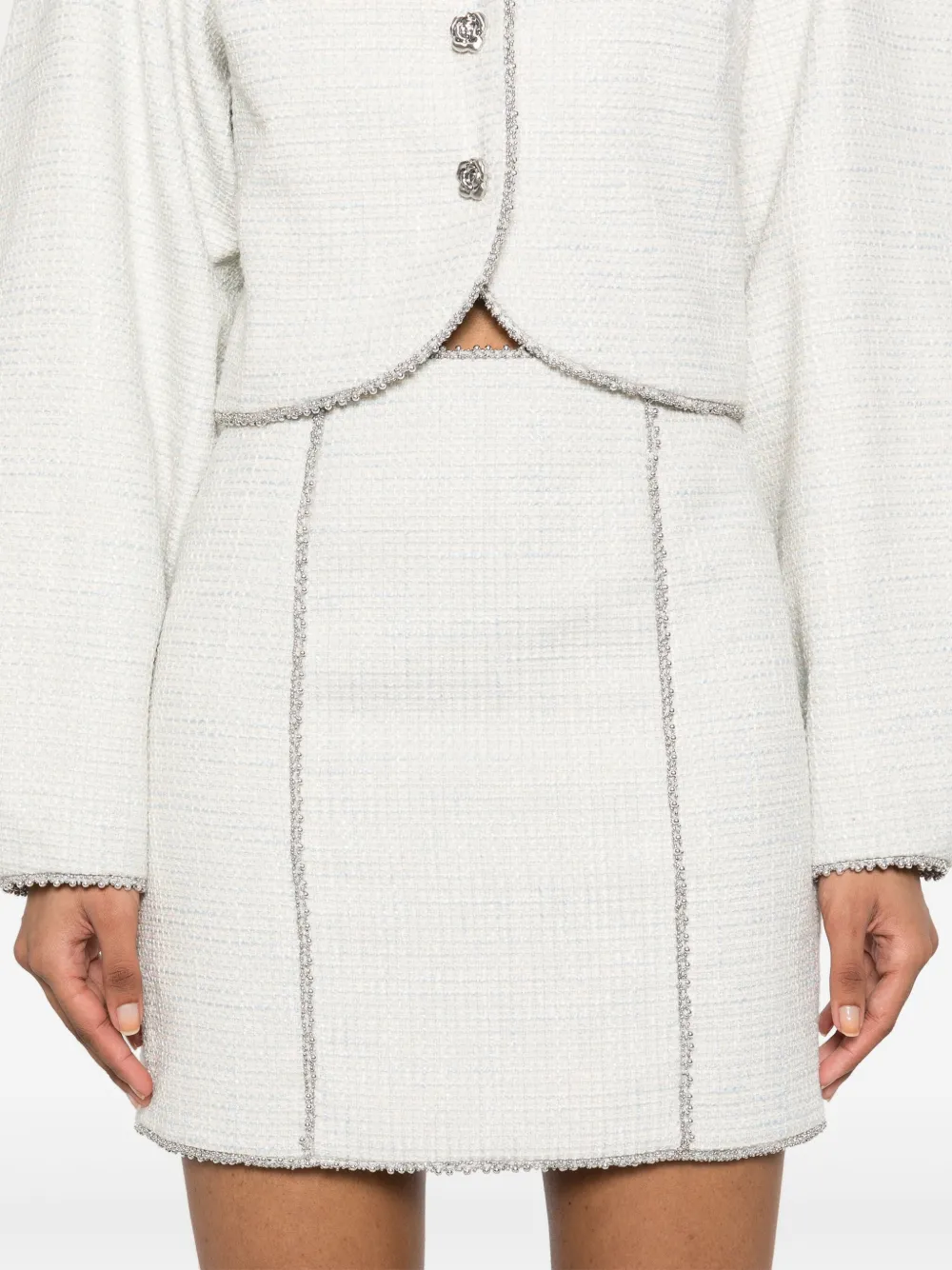 ROTATE BIRGER CHRISTENSEN Minigonna bouclé | Image 5