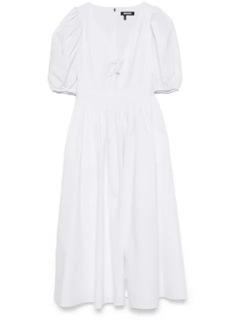 ROTATE BIRGER CHRISTENSEN vestido midi con mangas farol
