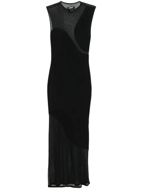 ROTATE BIRGER CHRISTENSEN sheer knit maxi dress