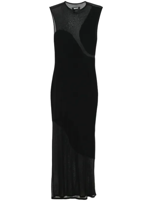 Robe longue en maille à effet de transparence - ROTATE BIRGER CHRISTENSEN - Modalova