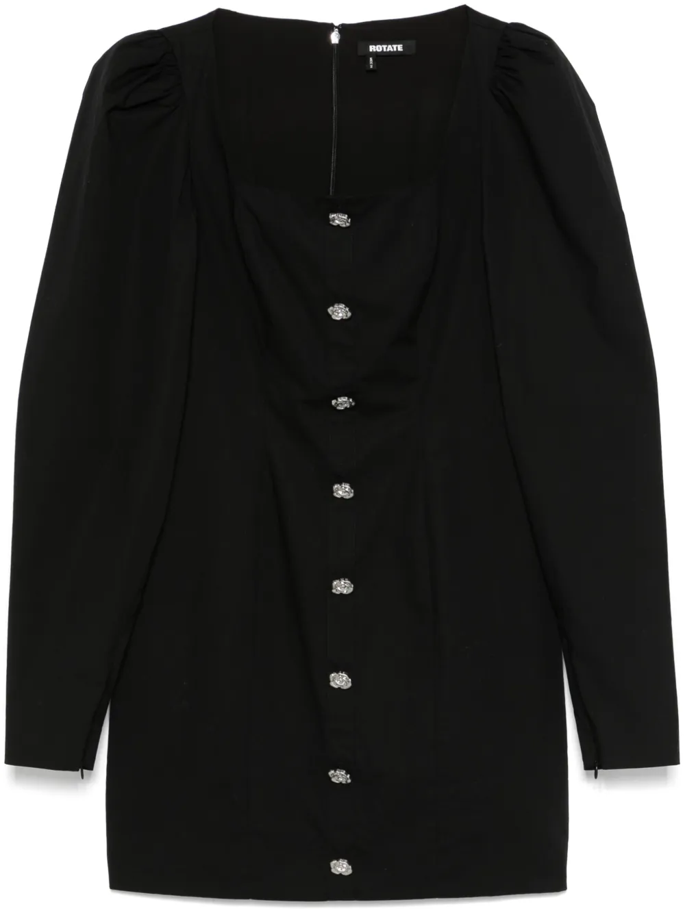 ROTATE BIRGER CHRISTENSEN robe courte à encolure arrondie | noir | Image 1