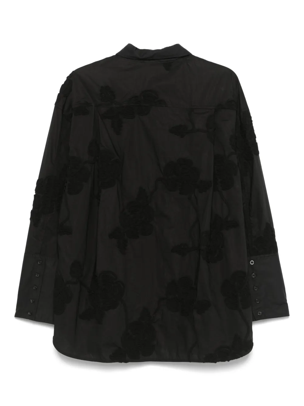 ROTATE BIRGER CHRISTENSEN Lipy Flower blouse - Zwart