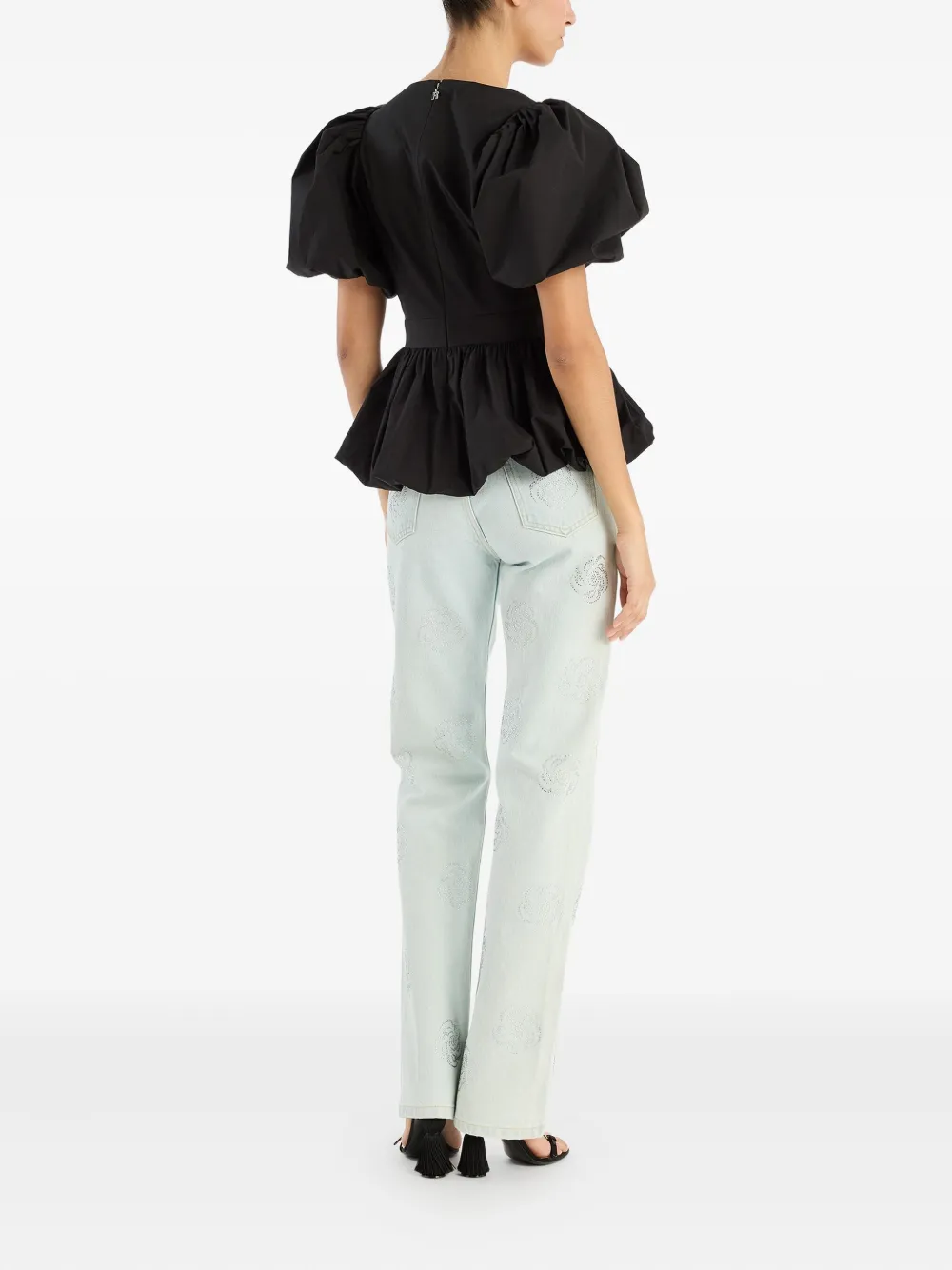ROTATE BIRGER CHRISTENSEN Jeans verfraaid met studs Blauw