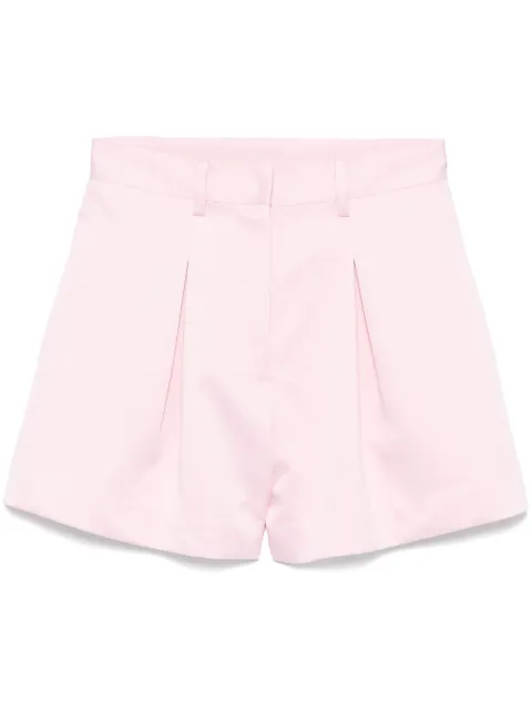 ROTATE BIRGER CHRISTENSEN satin high-waisted shorts
