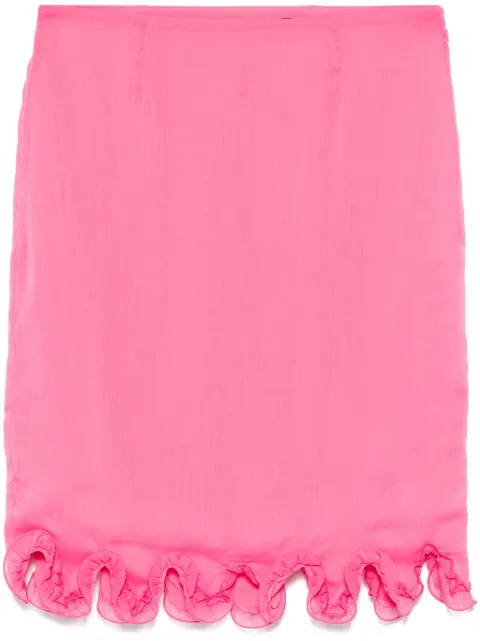 ROTATE BIRGER CHRISTENSEN ruffle-trim chiffon skirt