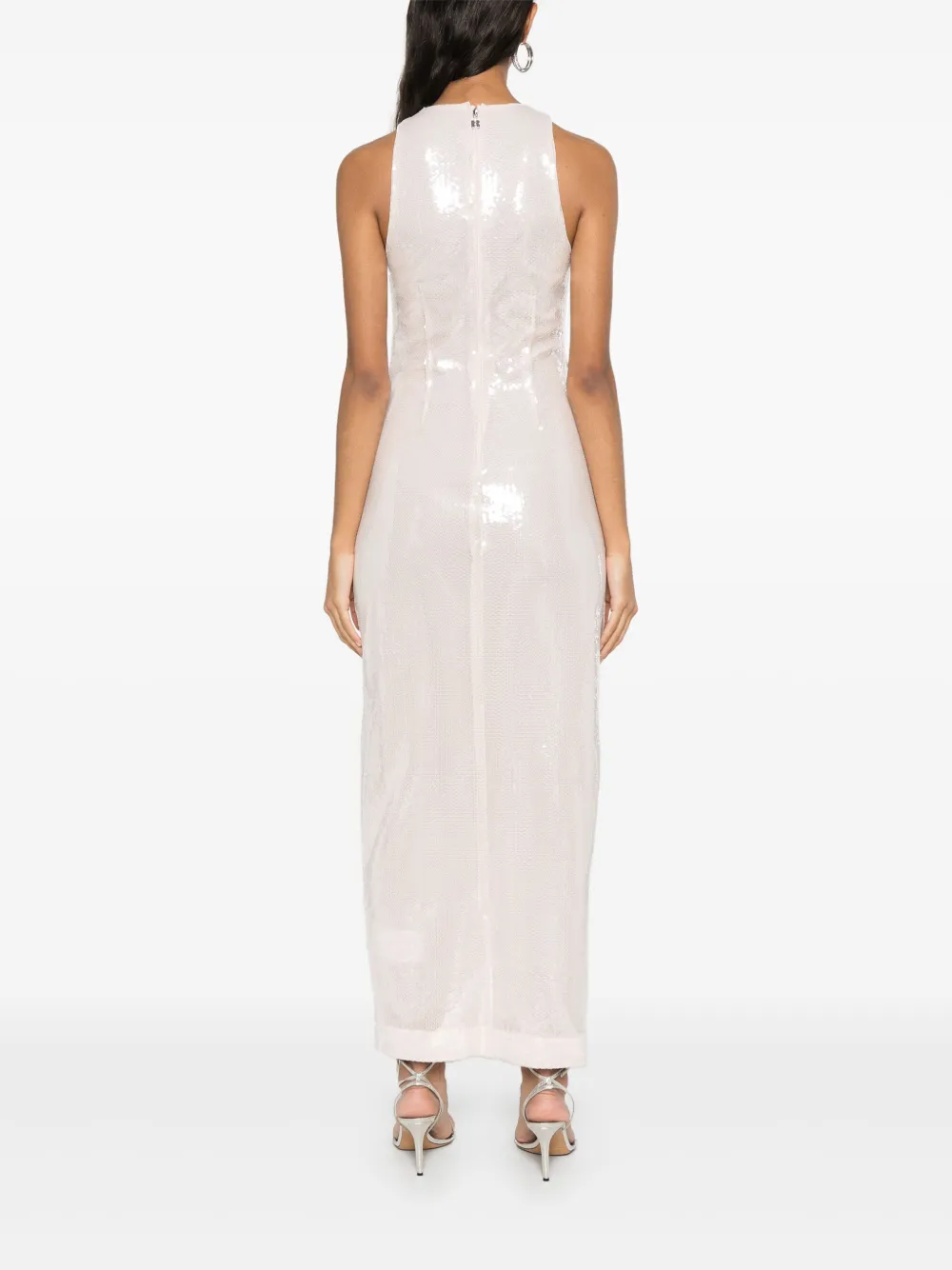 ROTATE BIRGER CHRISTENSEN Maxi-jurk met pailletten Roze