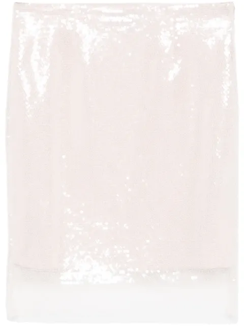 ROTATE BIRGER CHRISTENSEN falda corta bordada con lentejuelas