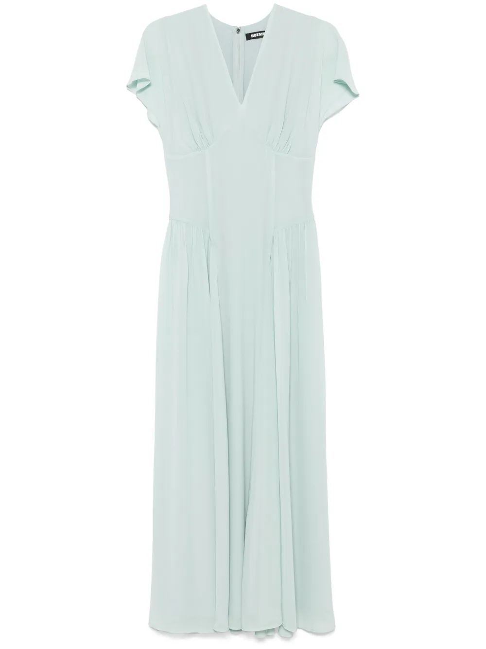 ROTATE BIRGER CHRISTENSEN vestido largo con cuello en V | azul | Image 1