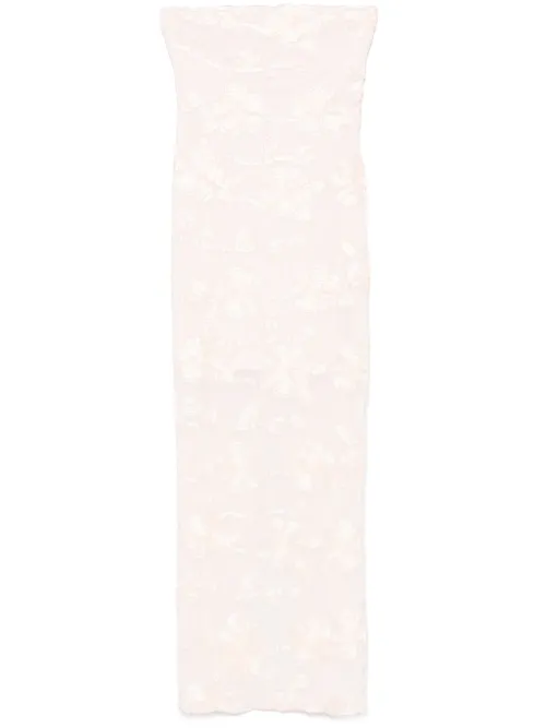 Robe longue à fleurs en résille - ROTATE BIRGER CHRISTENSEN - Modalova