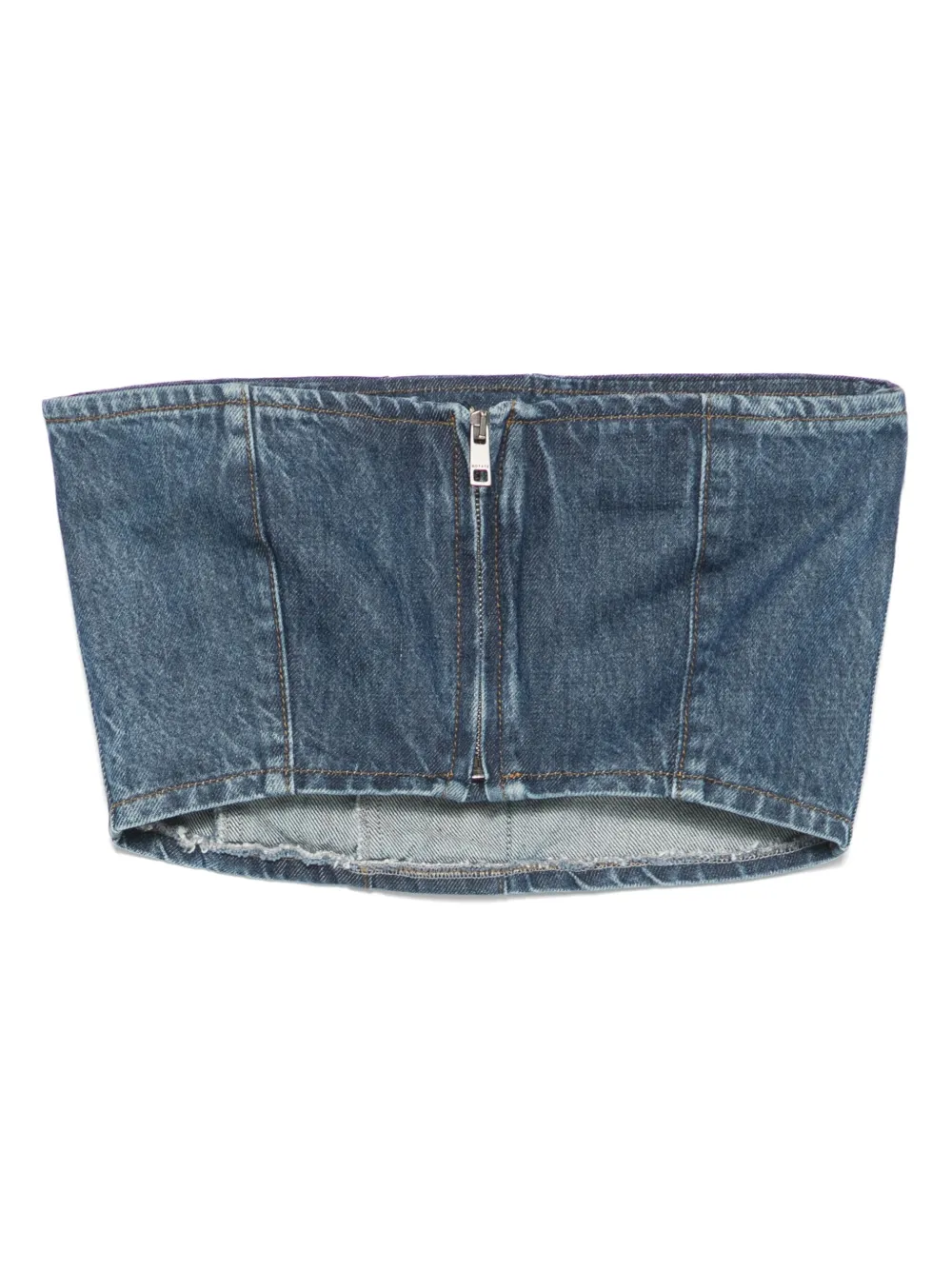 ROTATE BIRGER CHRISTENSEN button-detail denim top | Vests & Tank Tops | Image 2
