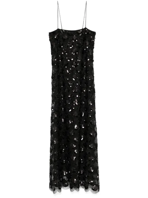 Robe longue à détails de sequins - ROTATE BIRGER CHRISTENSEN - Modalova