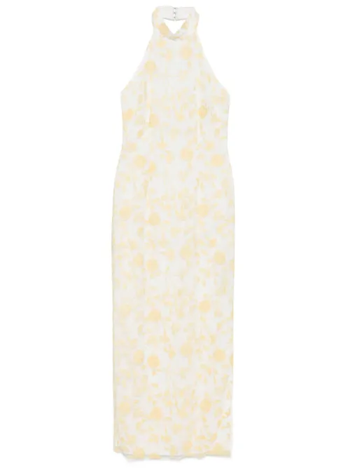 Robe longue à fleurs en perles - ROTATE BIRGER CHRISTENSEN - Modalova