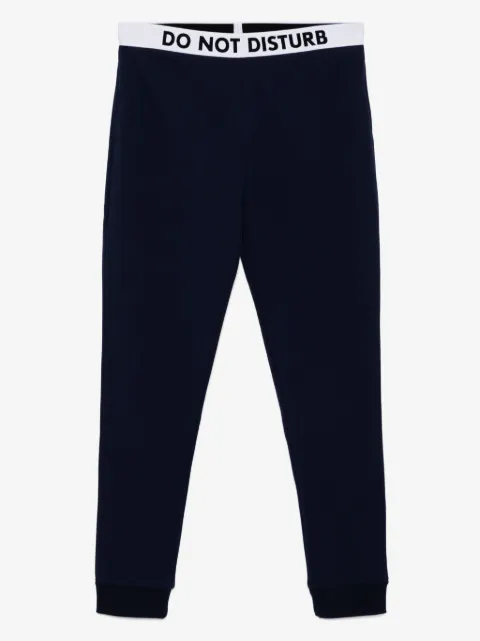 Moschino pantalon de jogging en coton