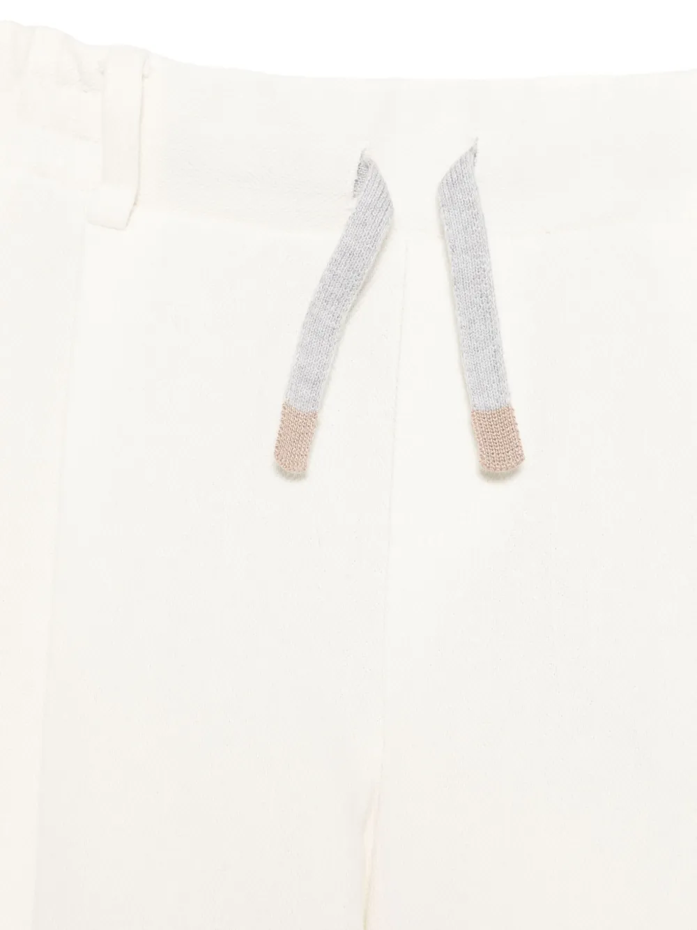 Eleventy Kids Geplooide shorts Wit
