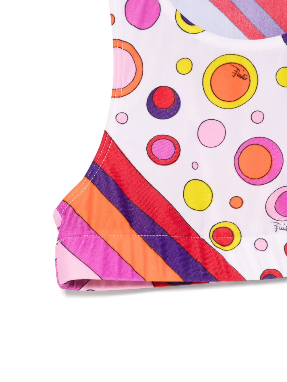 PUCCI Junior Tanktop met print Wit