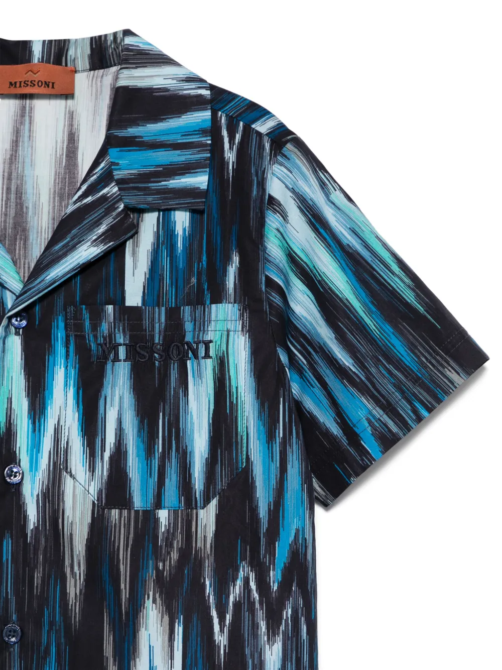 Missoni Kids Gestreept shirt Blauw