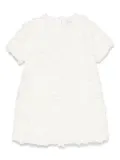 Douuod Kids floral-appliqué dress - White