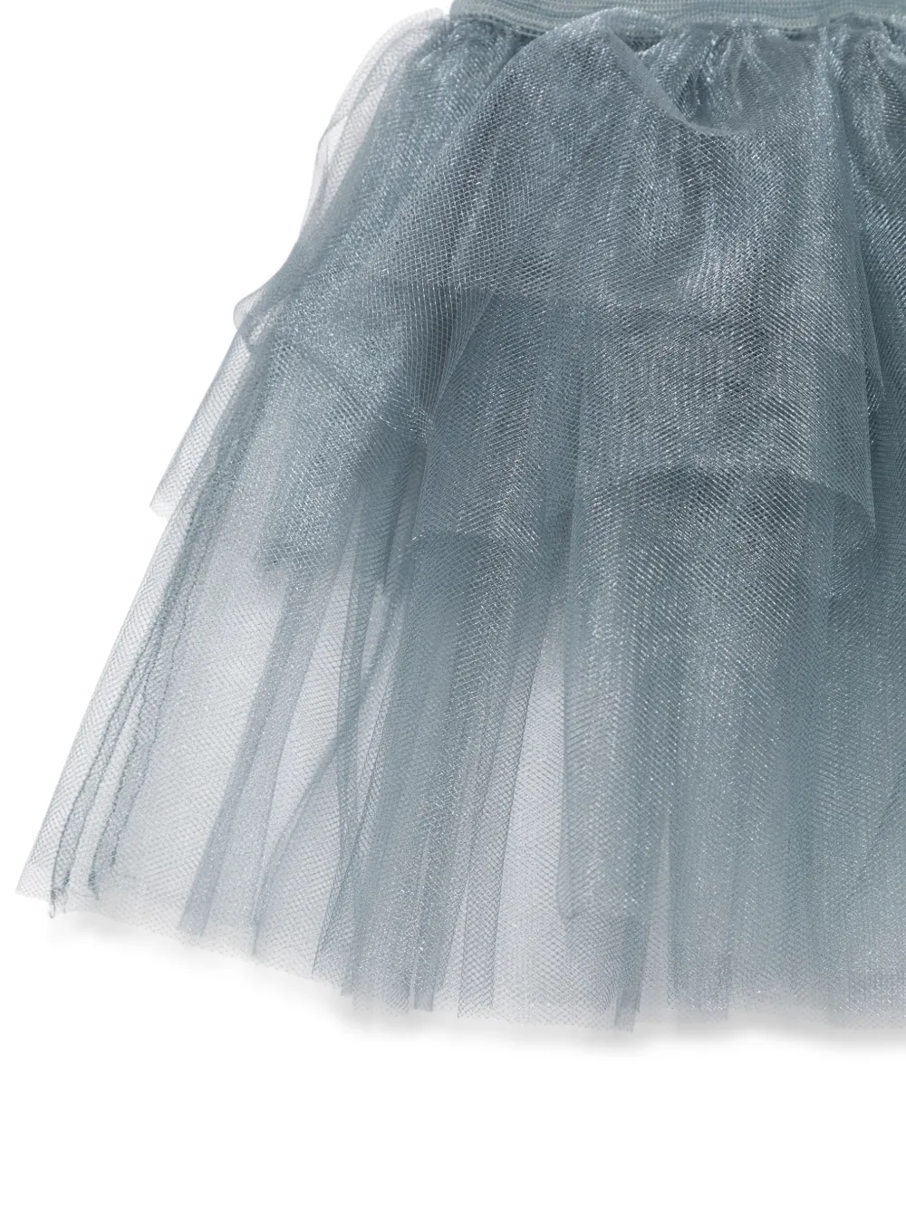 Shop Douuod Mesh Tutu Skirt In Blue
