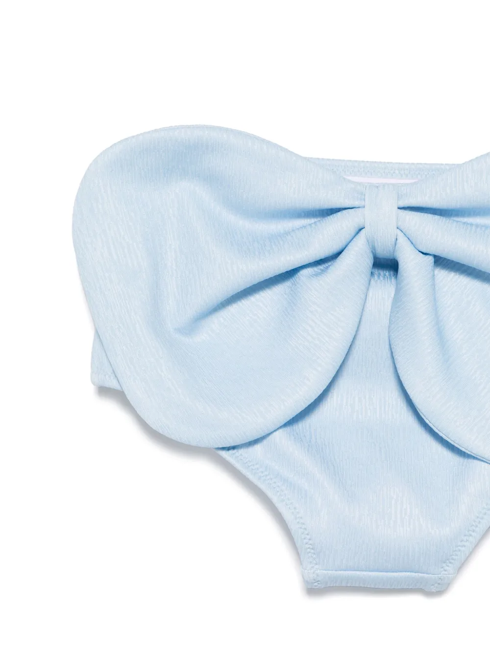 Douuod Kids bow-detail bikini - Blauw