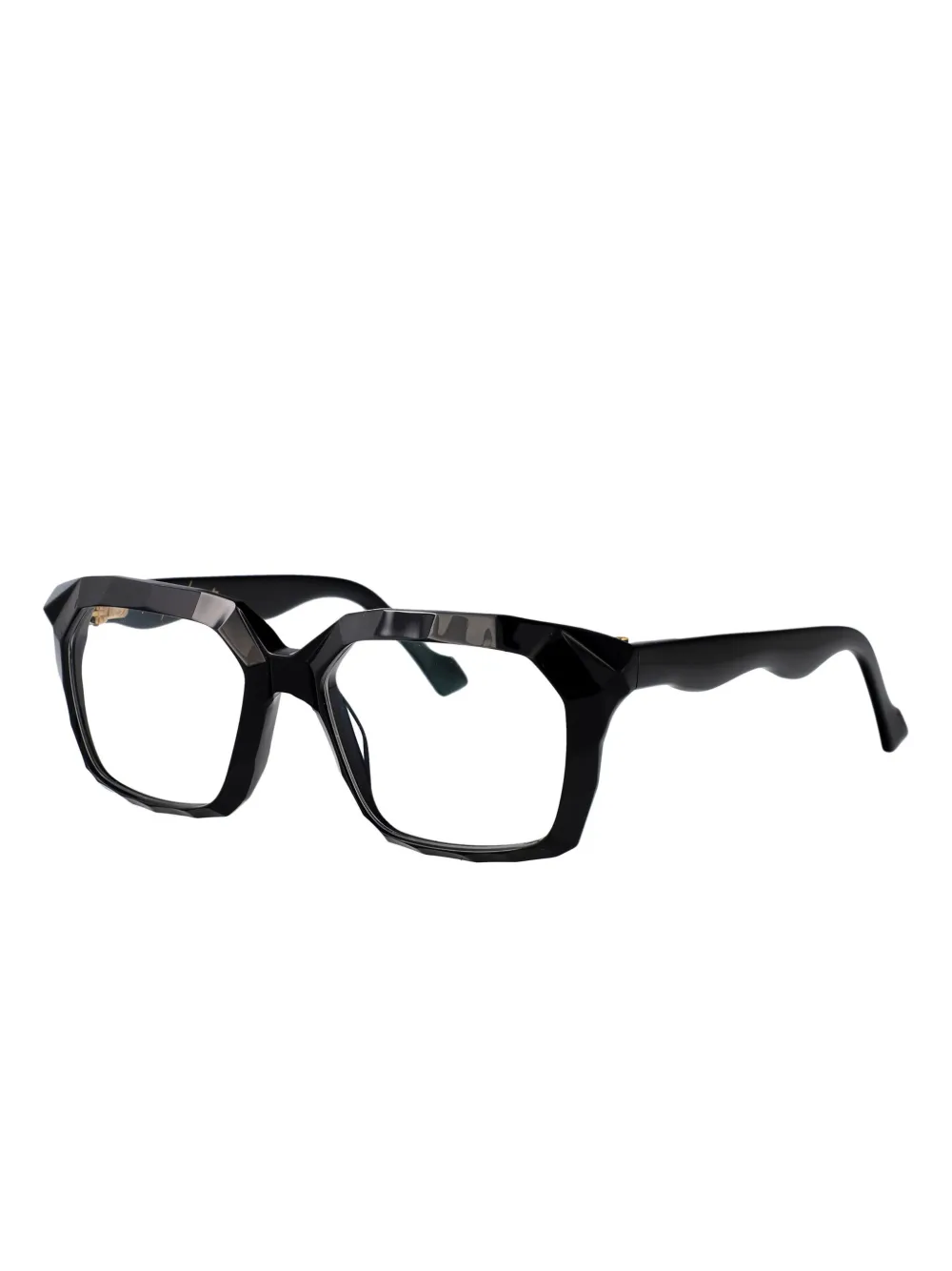 Yohji Yamamoto butterfly-frame glasses - Zwart