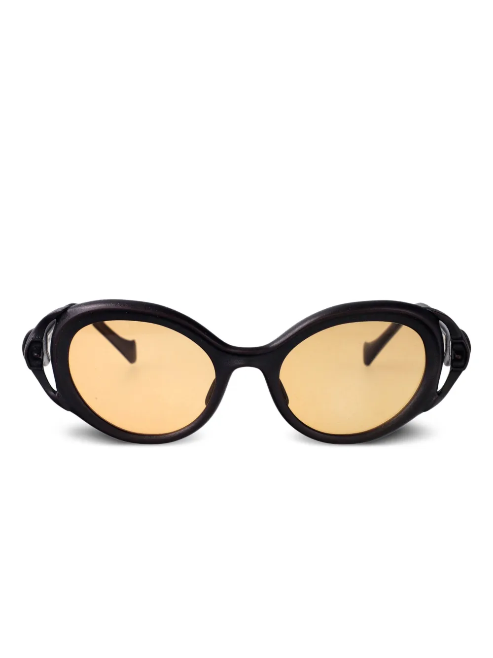 Yohji Yamamoto lentes de sol con armazón geométrica | negro | Image 1