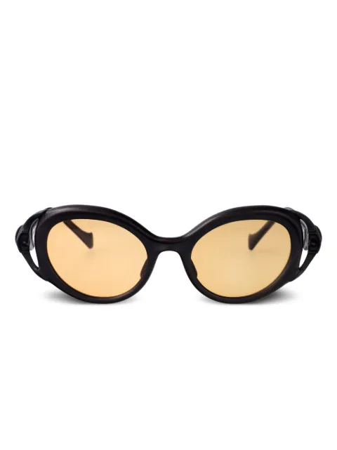 Yohji Yamamoto lentes de sol con armazón geométrica