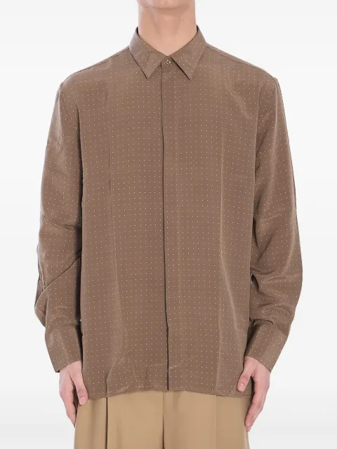 Saint Laurent polka-dots shirt