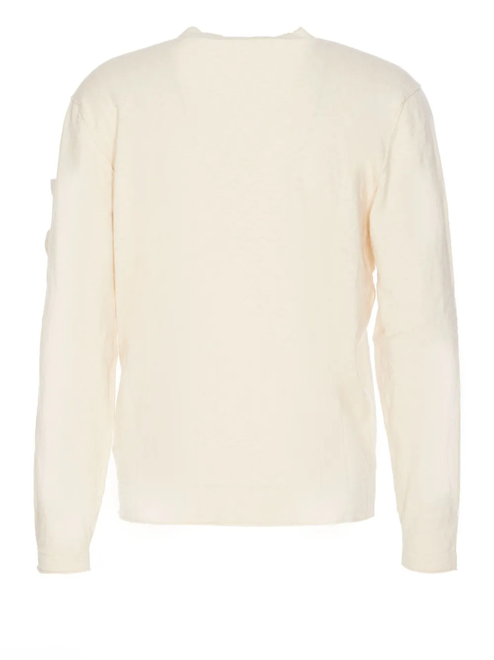 C.P. Company Lens-detail sweater - Wit