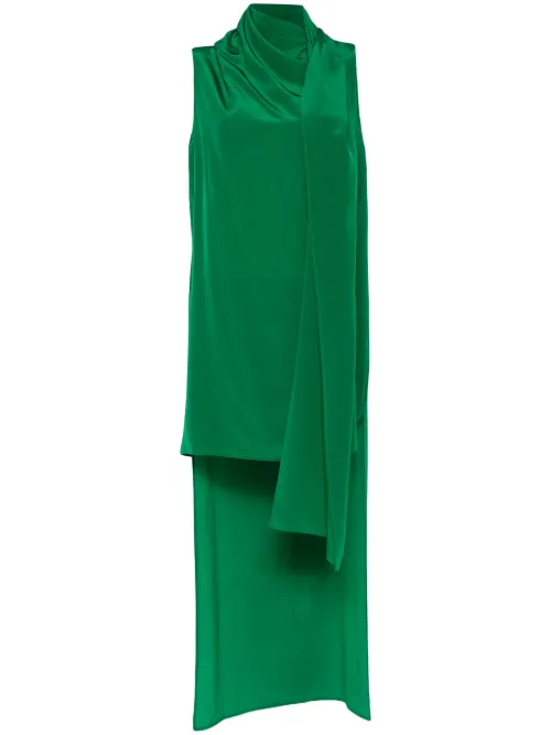 Robe en soie à coupe mi-longue - P.A.R.O.S.H. - Modalova
