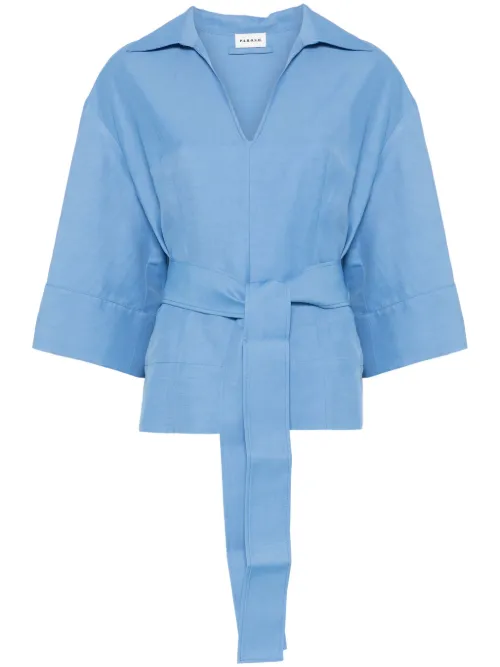 P.A.R.O.S.H. blouse Raisa - Bleu - P.A.R.O.S.H. - Modalova