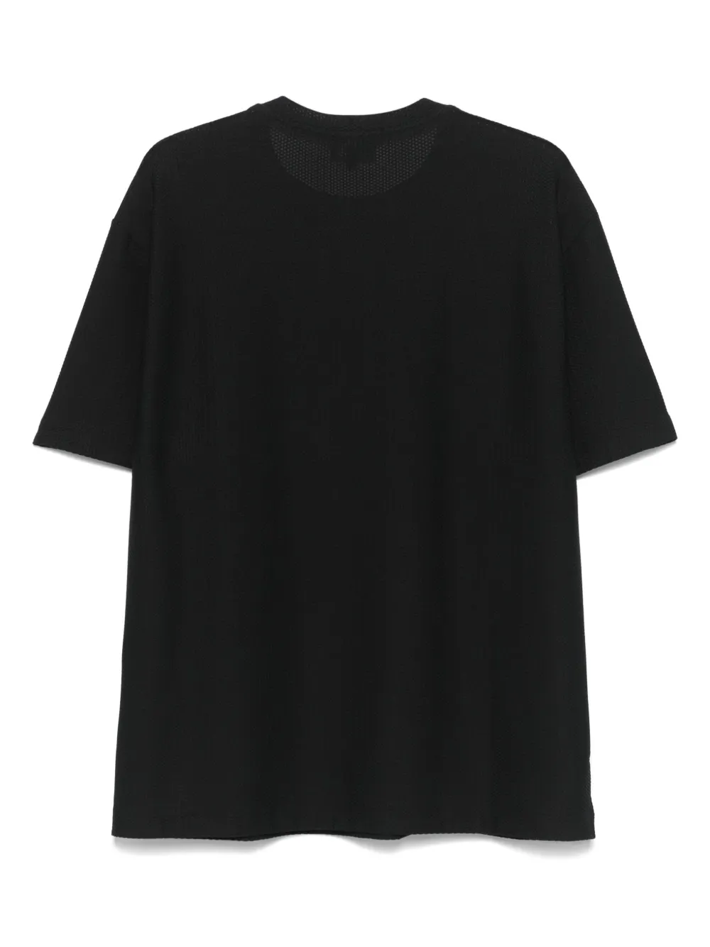 Giorgio Armani Getextureerd T-shirt - Zwart