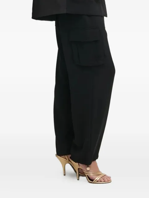 LIU JO logo-plaque cargo trousers