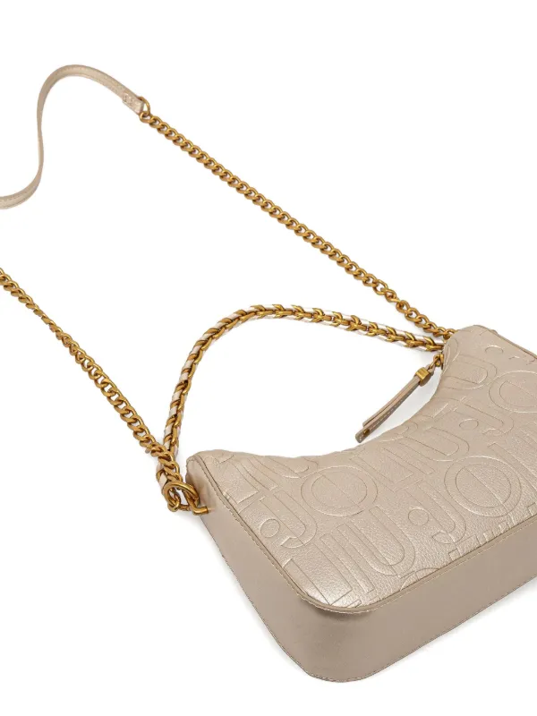 ショルダーバッグ・ポシェット LIU JO LOGO SHOULDER BAG LIU JO Logo Cross Body Bag | Gold | FARFETCH