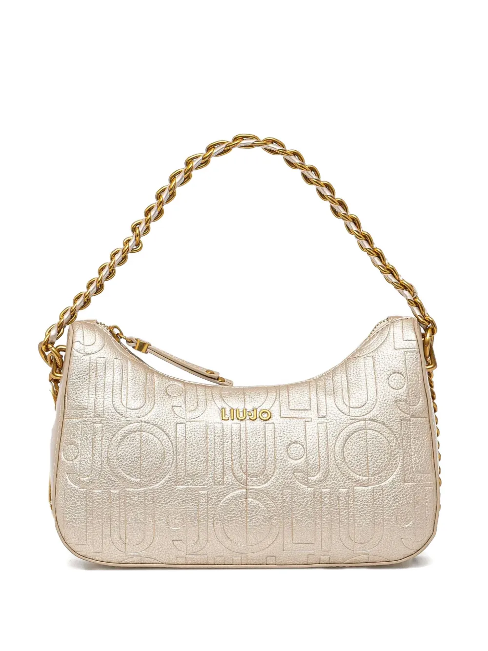 LIU JO Crossbodytas met logo Goud