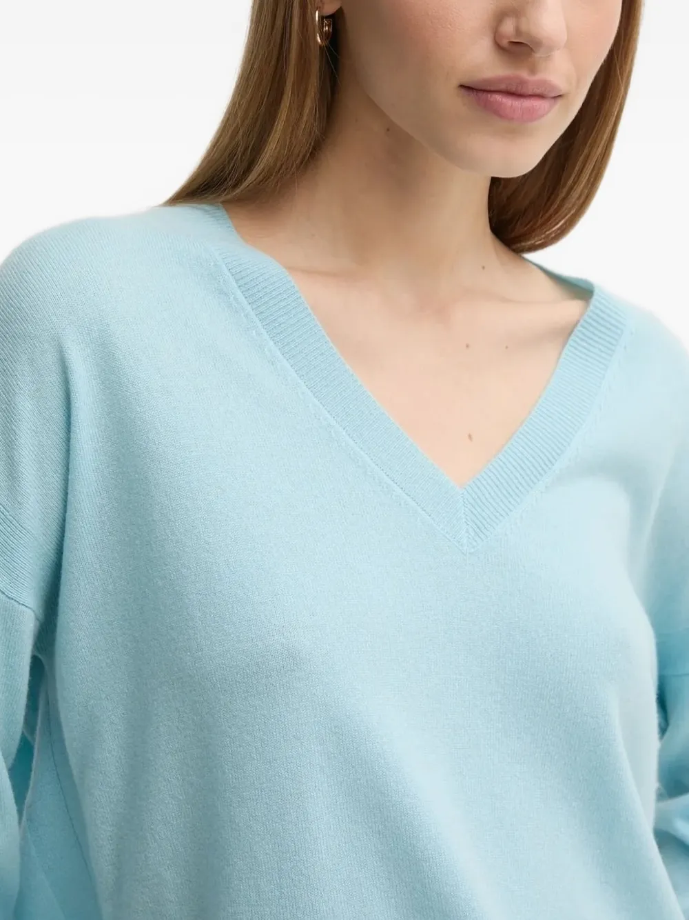LIU JO Trui met V-hals Blauw
