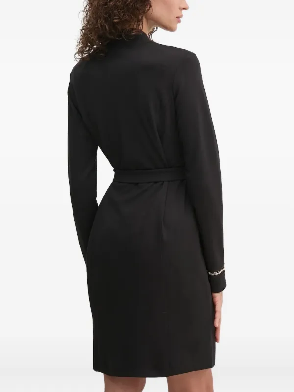 LIU JO Jurk Met V-rug En Ceintuur Zwart FARFETCH NL - Main Image