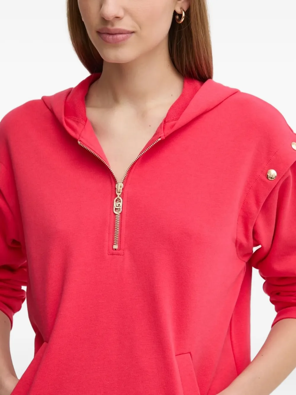 Liu •jo Zip-up Hoodie In Red