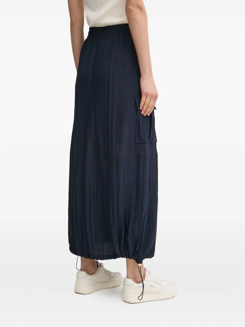 LIU JO cargo-pocket drawstring skirt - Blauw