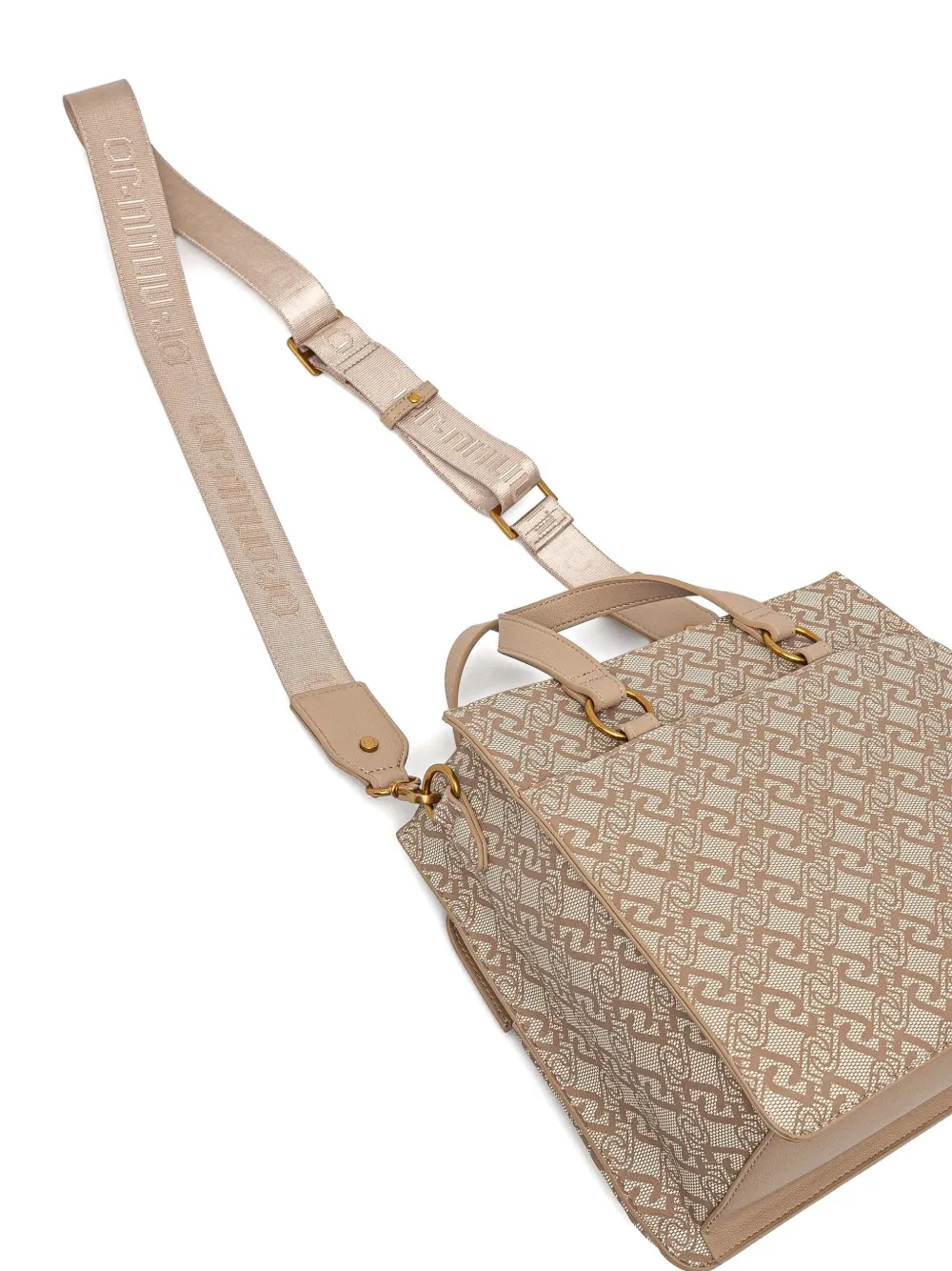 LIU JO Shopper met monogram Beige