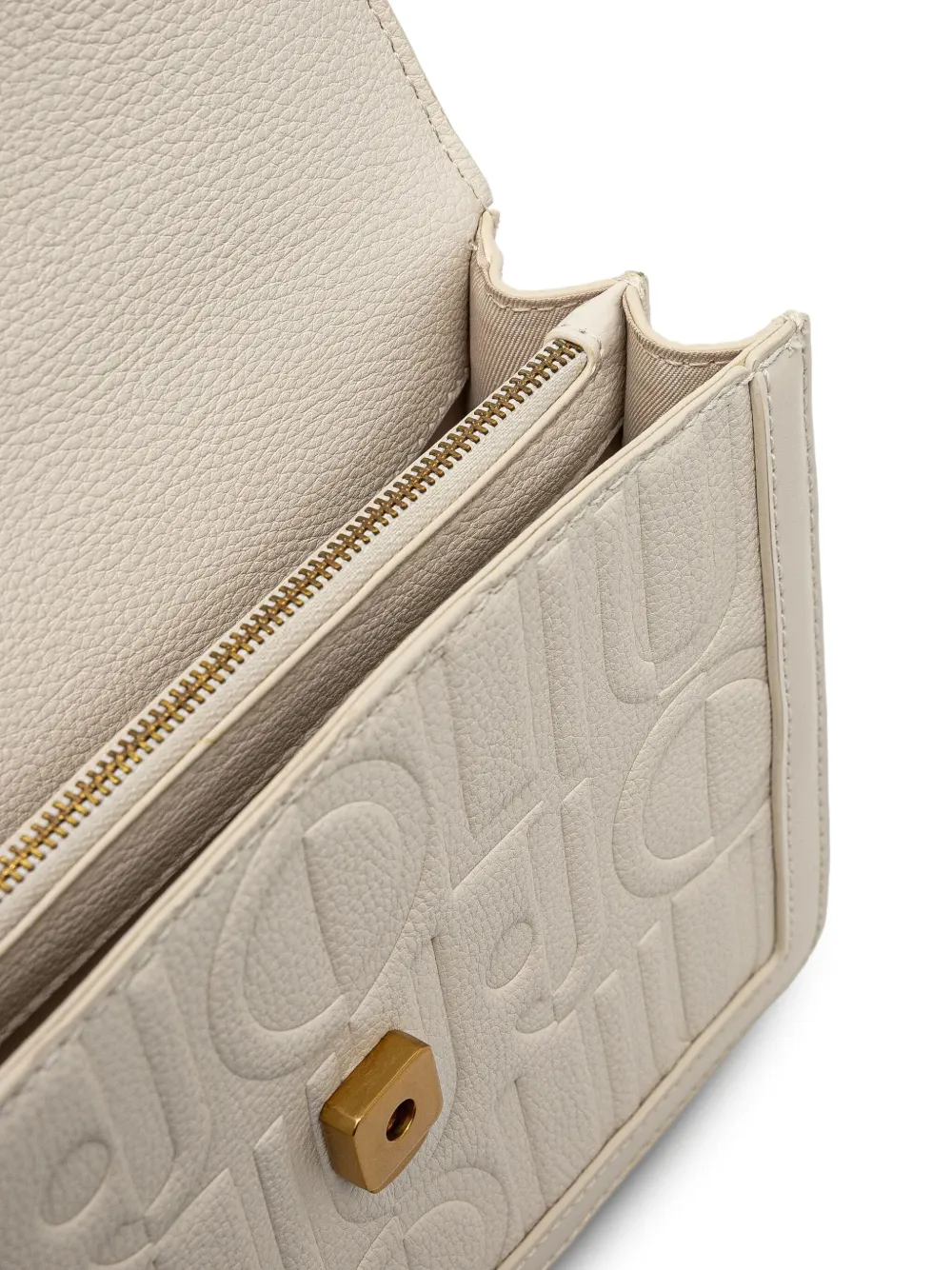 LIU JO Crossbodytas met logo-reliëf Beige