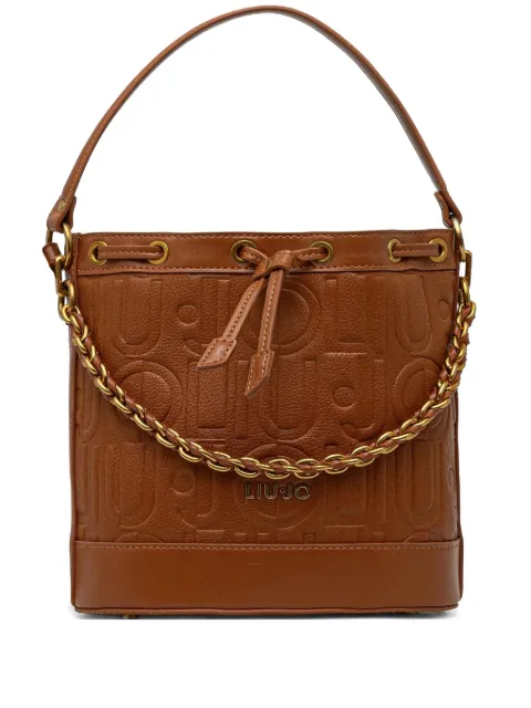 LIU JO logo-embossed bucket bag 
