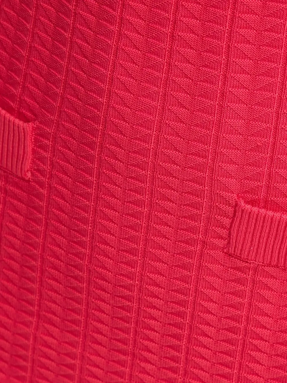 Liu •jo Ribbed-knit Sleeveless Mini Dress In Red