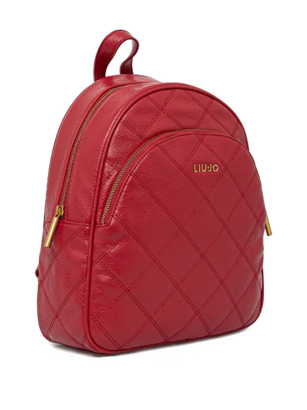 バックパック・リュック LIU JO Woman Backpack Red AA4029E0031 81551 LIU JO Quilted Backpack | Red | FARFETCH