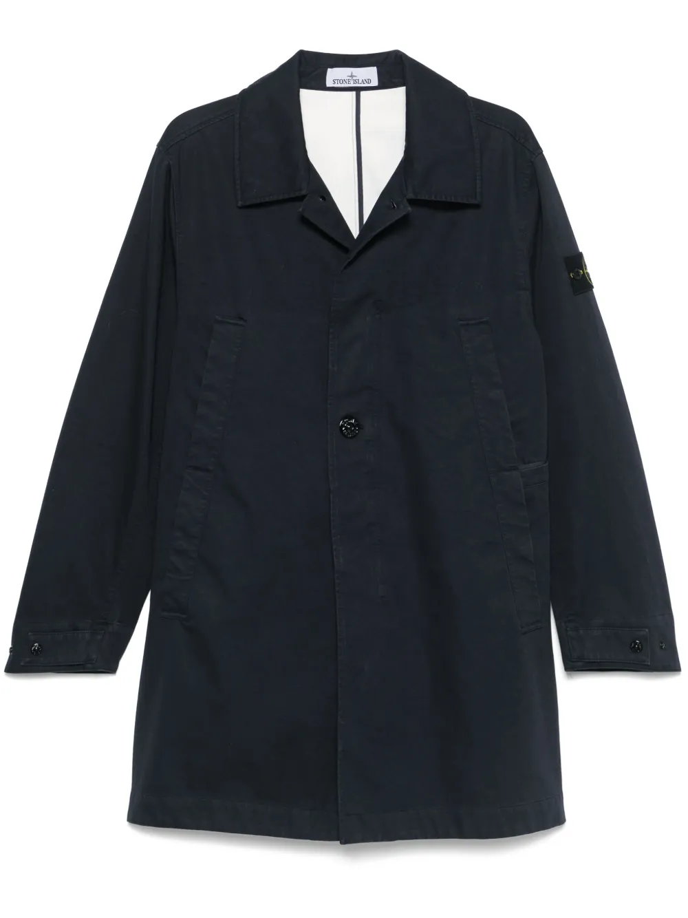 Stone Island abrigo con distintivo Compass | azul | Image 1