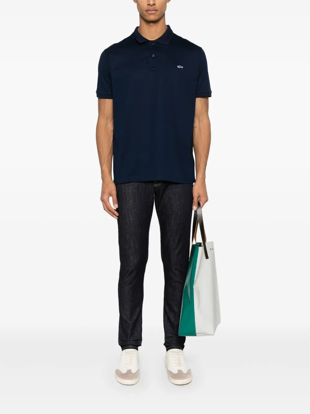 Paul & Shark Piqué poloshirt - Blauw